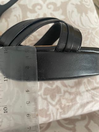 Sandalias tacón Zendra negras 40 y