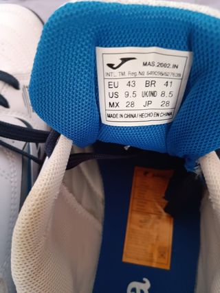 Zapatillas nuevas fútbol sala Joma máxima n°43