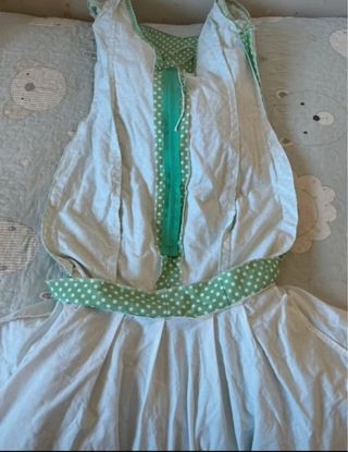 Traje Flamenca lunares verde