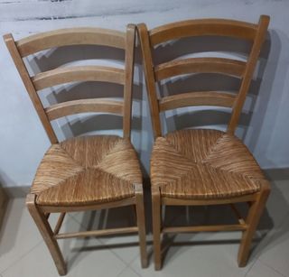 Sillas de cocina de Madera. 