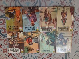 Lote de 108 novelas antiguas bolsilibros del oeste