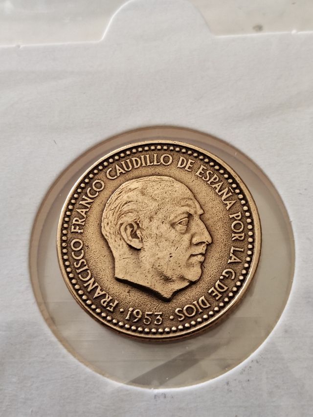 Moneda 1 Peseta Franco 1953