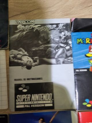 Manual instrucciones juegos nintendo sega