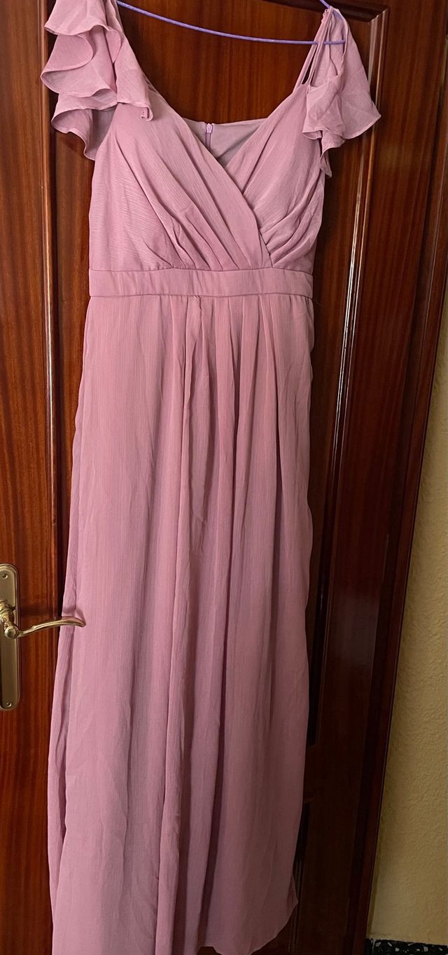 Vestido largo morado Shein - Fiesta