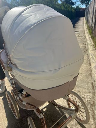 Carro de bebe. Bebecar easylack stylo rosa de brillo