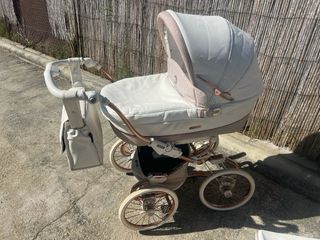 Carro de bebe. Bebecar easylack stylo rosa de brillo