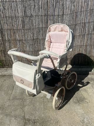 Carro de bebe. Bebecar easylack stylo rosa de brillo