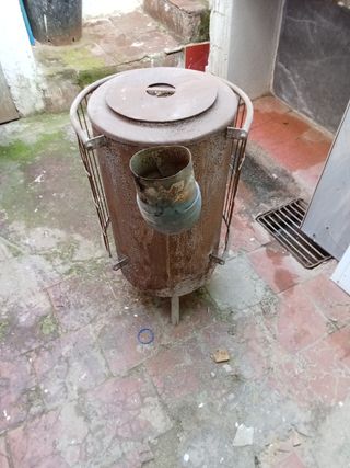 Estufa redonde leña