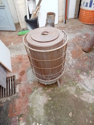 Estufa redonde leña