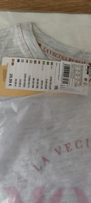 Pijama sin estrenar M