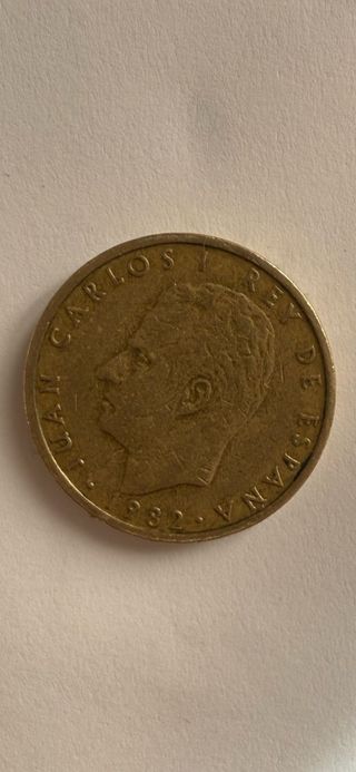 1 Moneda 1982 - Carlos I,  letras M.