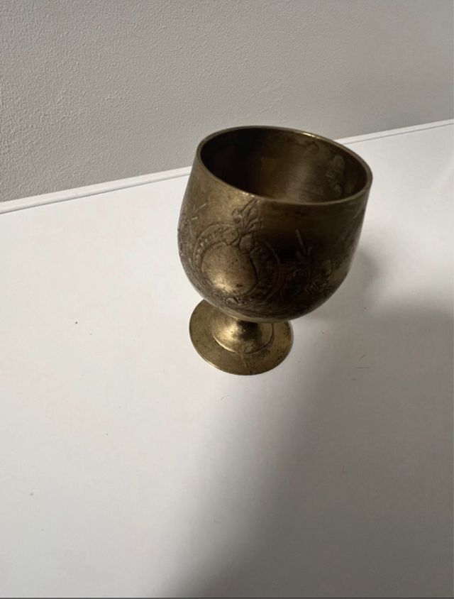 Juego de 6 copas de coñac de Latón