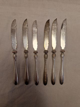 Set di sei coltelli da spalmare