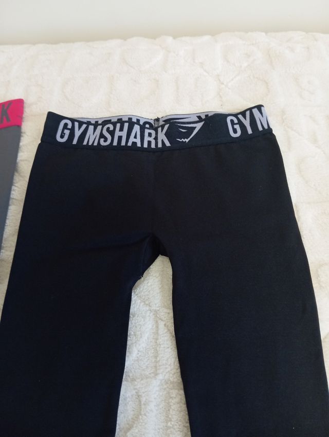 3 mallas GymShark - Negro y Gris