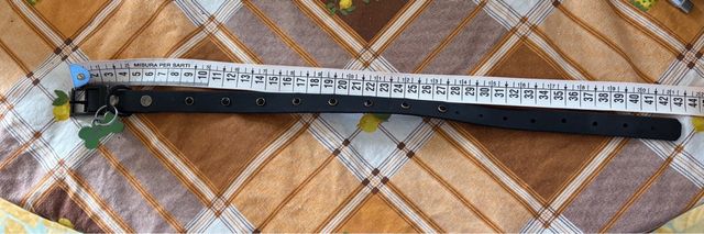 Collare per cane nero  nero con brillantini