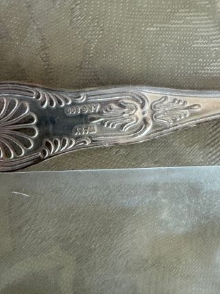 Sei Cucchiaini d'argento 800 stile inglese