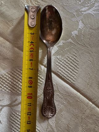 Sei Cucchiaini d'argento 800 stile inglese
