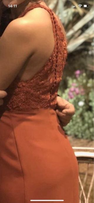 Vestido rojo Silvia Navarro - Fiesta