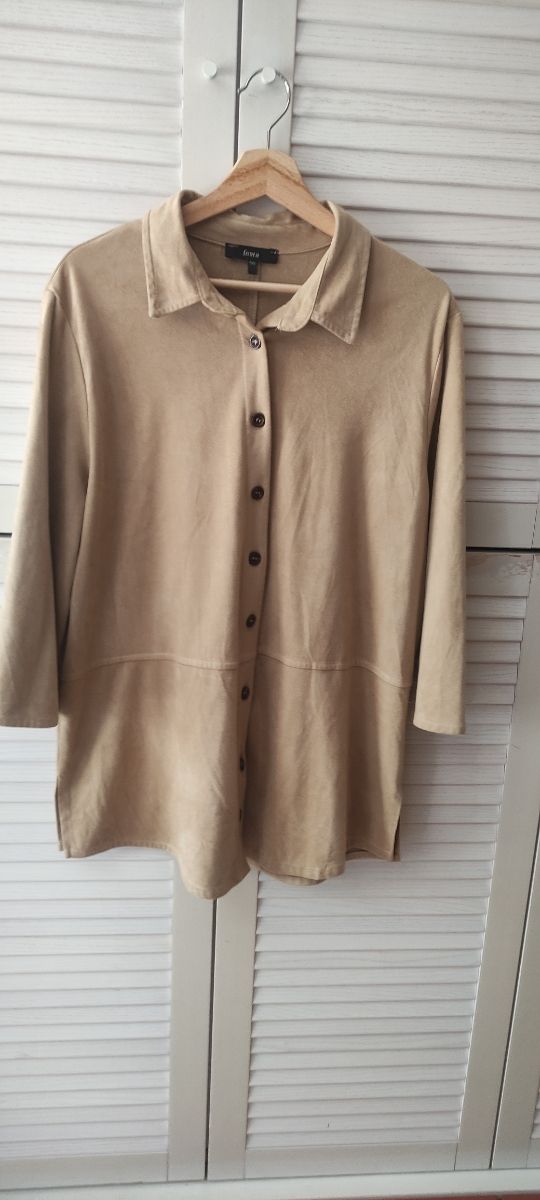 Sobrecamisa antelina