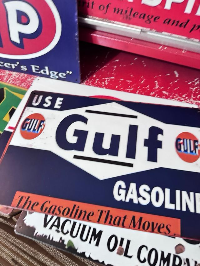 Set di 6 poster in metallo Il mondo dei motori