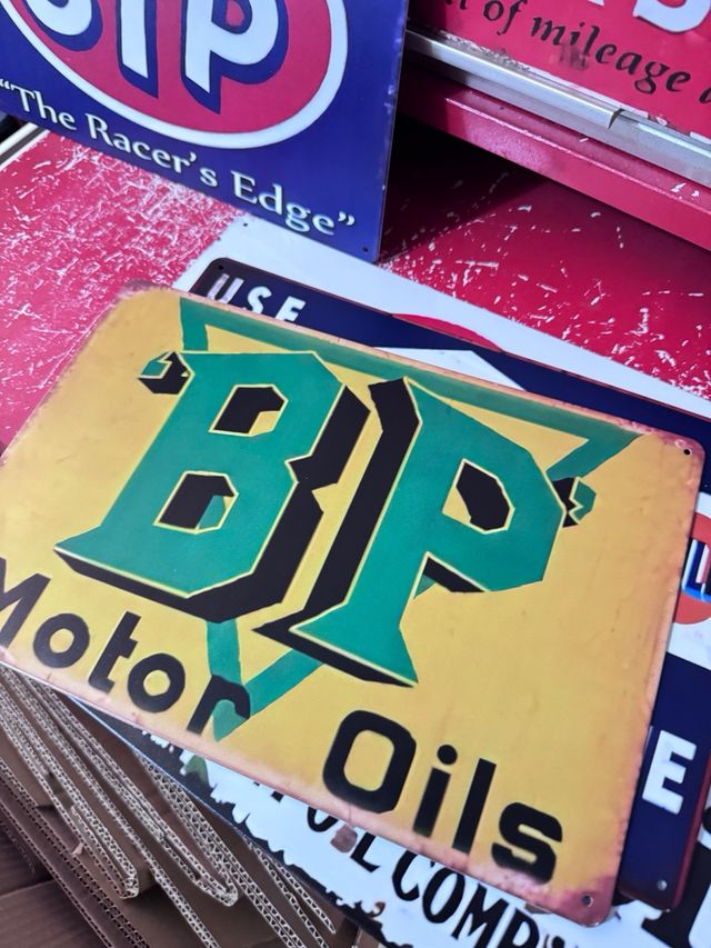 Set di 6 poster in metallo Il mondo dei motori