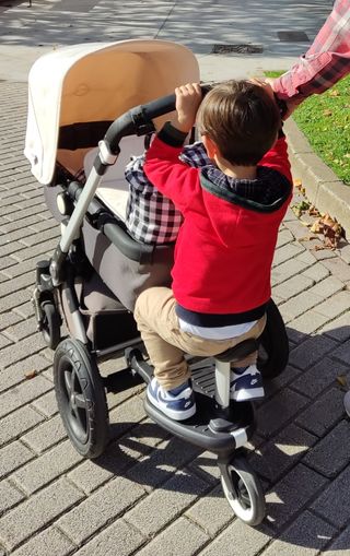 Bugaboo con patín: Cochecito bebé
