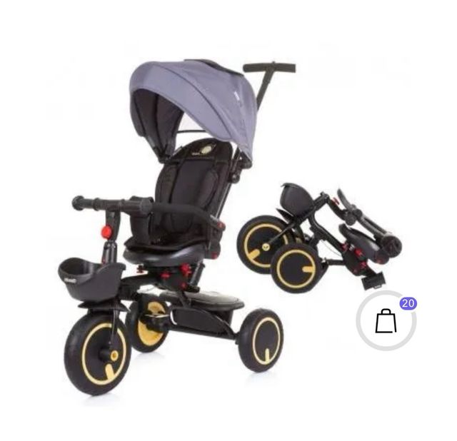 Triciclo para niños con capota