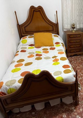Cama 90 - Cabecero de madera