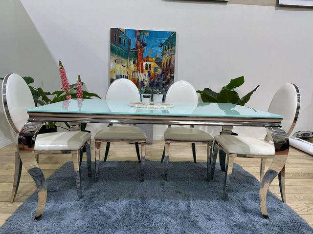 REBAJA MESA DE COMEDOR 160X190CM + 6 sillas