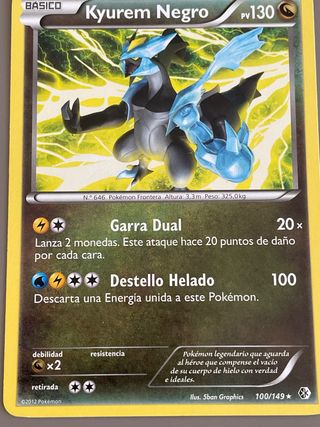 Kyurem Negro - Carta Pokémon 100/149