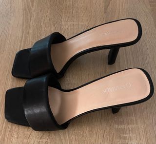 Sandalias tacon negras
