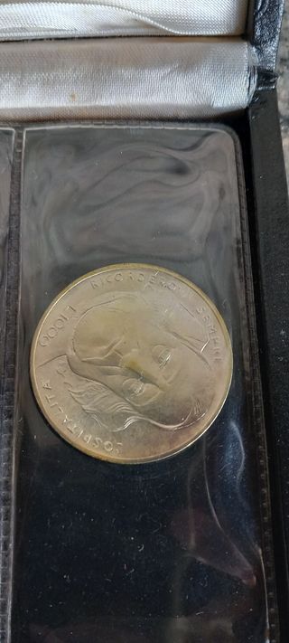 2 Monete Argento Garibaldi 1982