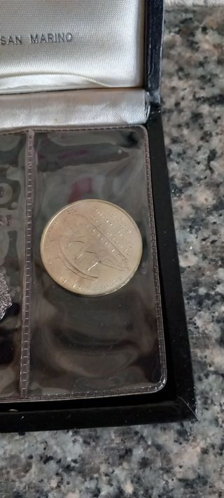 2 Monete Argento Garibaldi 1982