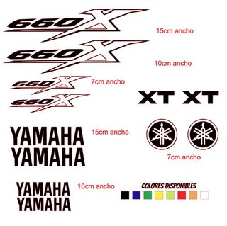 PEGATINAS YAMAHA XT660X