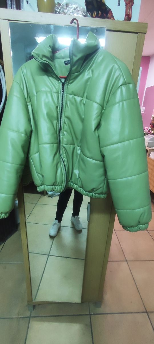 Conjunto Chaqueta acolchada+jersey corto