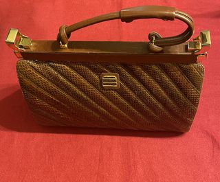 BOLSO DE PIEL DE SERPIENTE