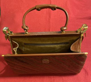 BOLSO DE PIEL DE SERPIENTE