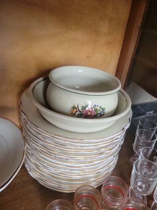 Servizio cristalleria antico x12