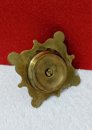 Tintero De Bronce Antiguo