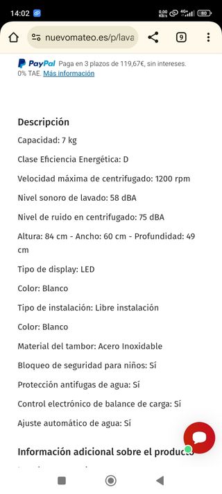 *ÚLTIMO DÍAS*
 Nueva Lavadora con garantía 