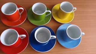 Juego 6 tazas café vintage