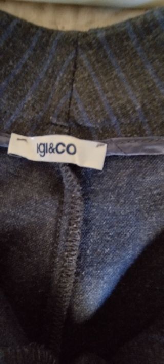 Pantaloni Grigio a Righe Donna