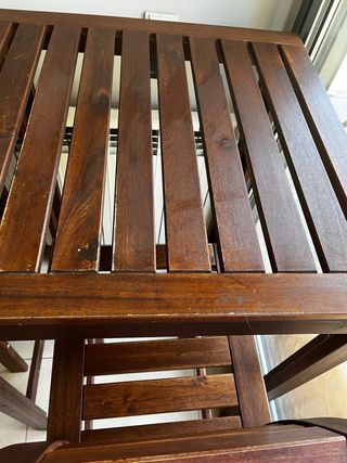 Mesa y 2 sillas Applaro