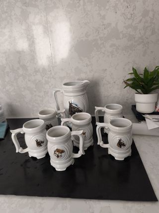 Juego de jarras de porcelana