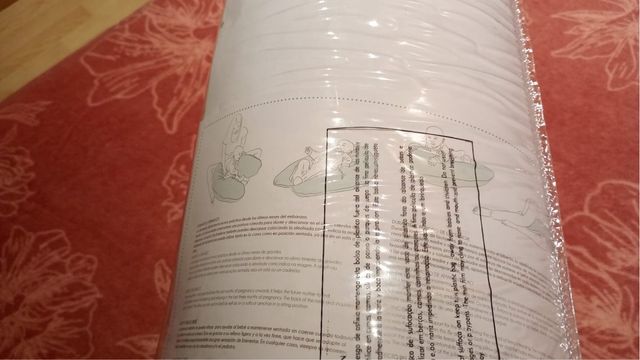 Protector cuna bebé - estrellas grises