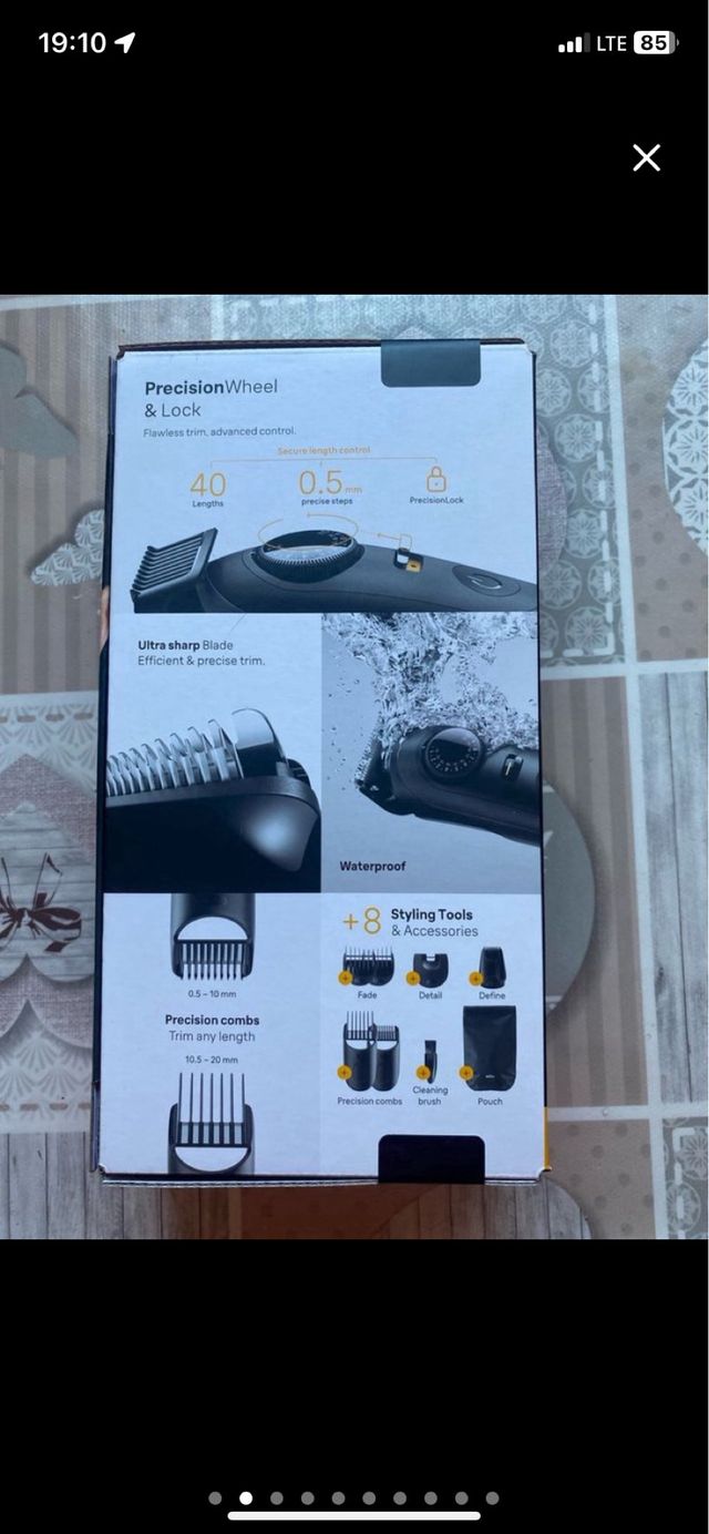 Afeitadora cara y cuerpo braun