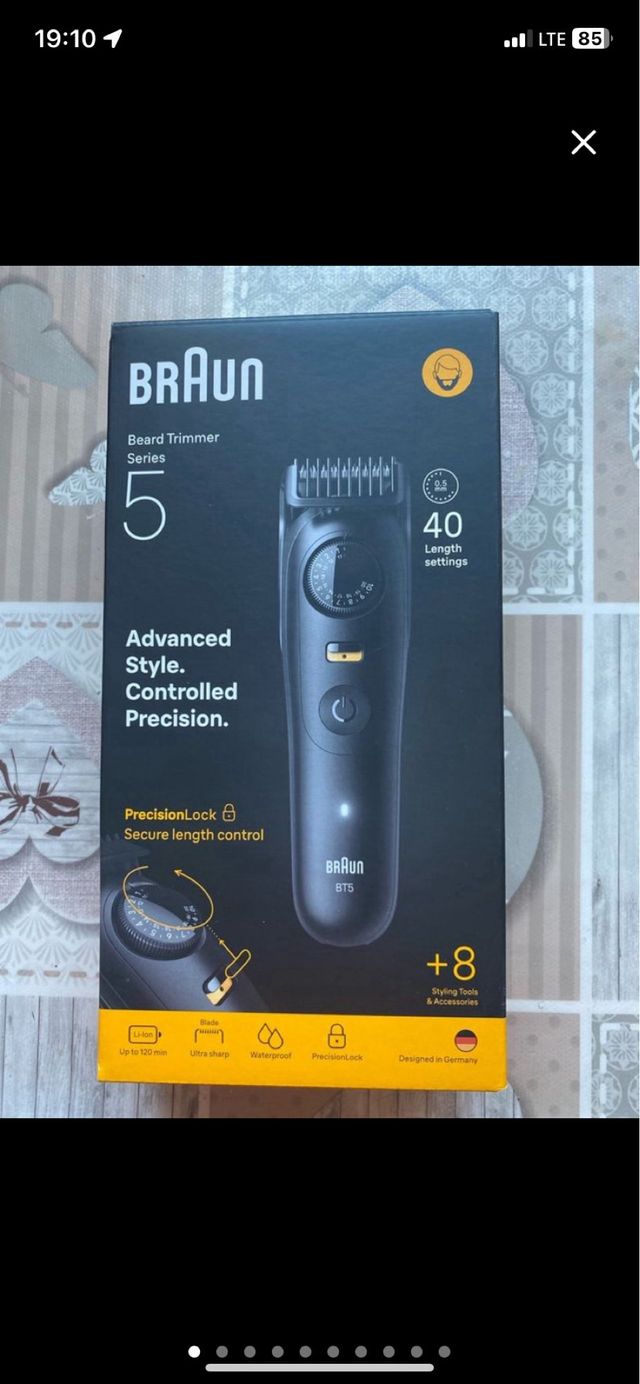 Afeitadora cara y cuerpo braun