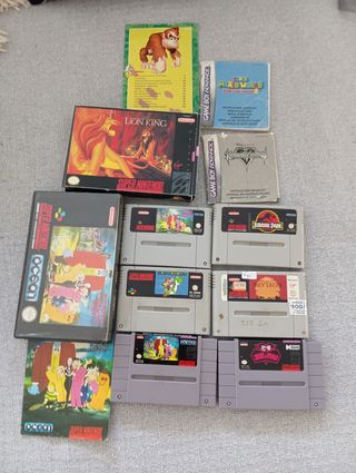 Super Nintendo: Lote de juegos