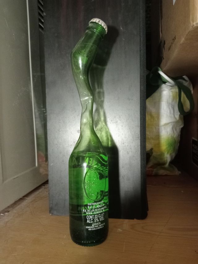 Botella Heineken curva coleccion