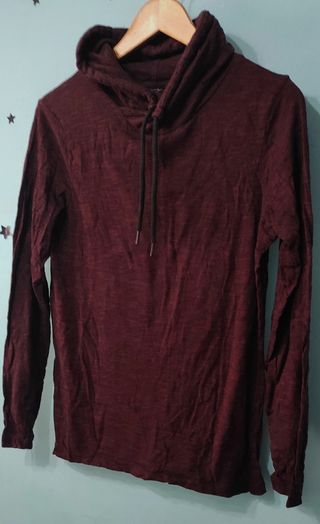 Sudadera manga larga cuello alto